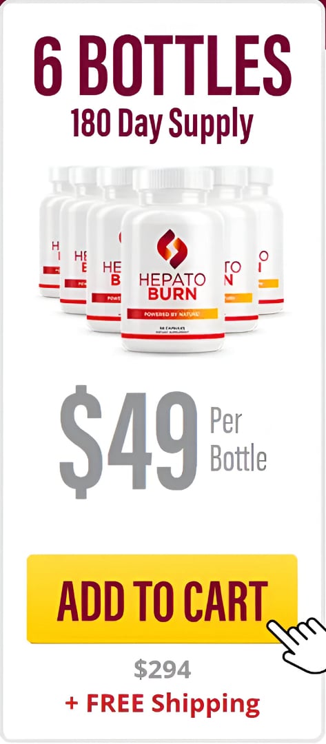 HepatoBurn 6 bottle